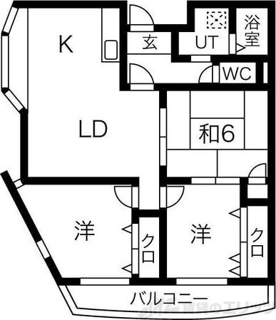 カルム千里山土井の物件間取画像